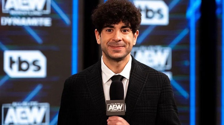 Tony Khan smiling 