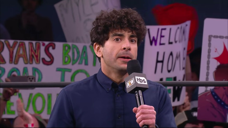Tony Khan, probably cursing Eric Bischoff under his breath