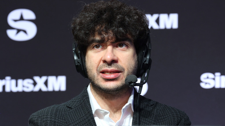 Tony Khan during an interview