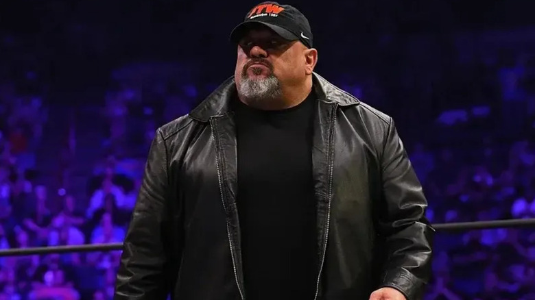 Taz wearing a black hat