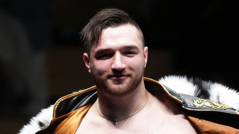 Callum Newman poses for a photo