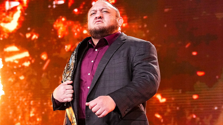 Current AEW World Champion Samoa Joe