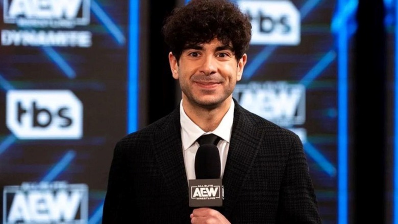 Tony Khan smiling 