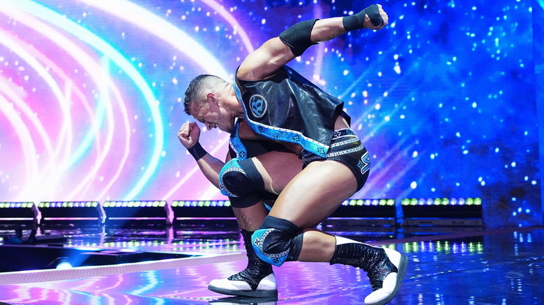 Ricky Starks poses