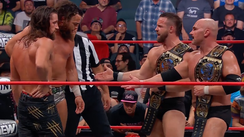 FTR extend their hands to Bullet Club Gold