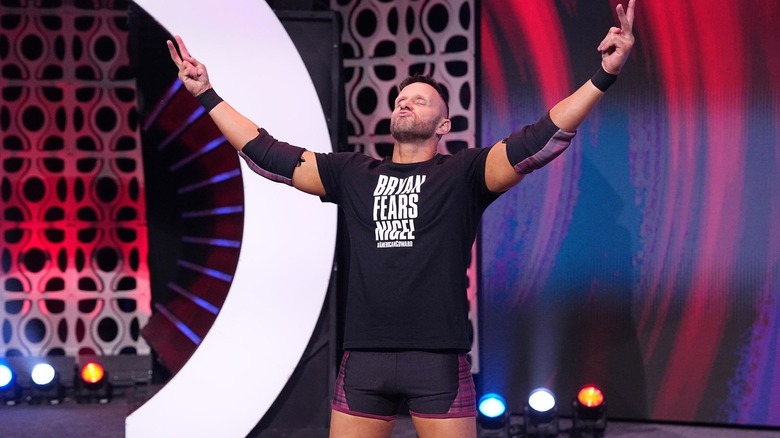 Nigel McGuinness' entrance