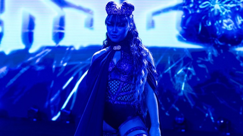 Skye Blue's entrance