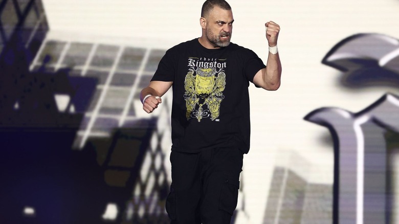 Eddie Kingston on his way to the ring