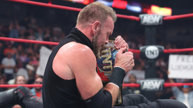 Christian with the AEW TNT Championship