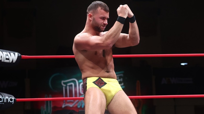 Daniel Garcia before he dances in the ring