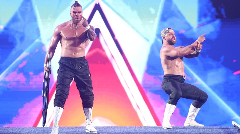 The Gunns come to the ring