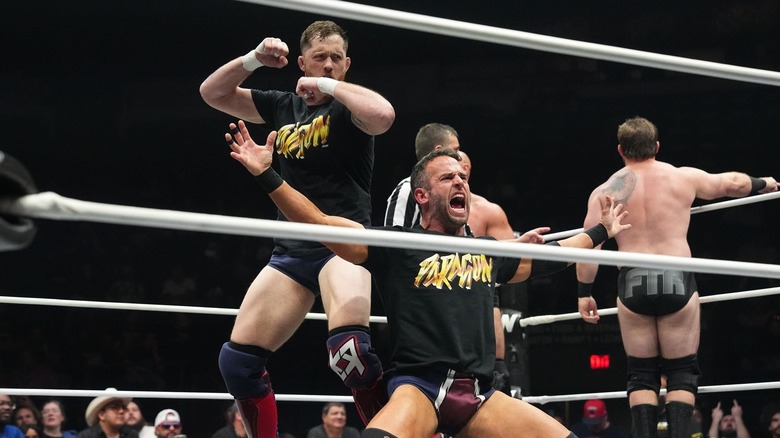 Paragon posing in the ring