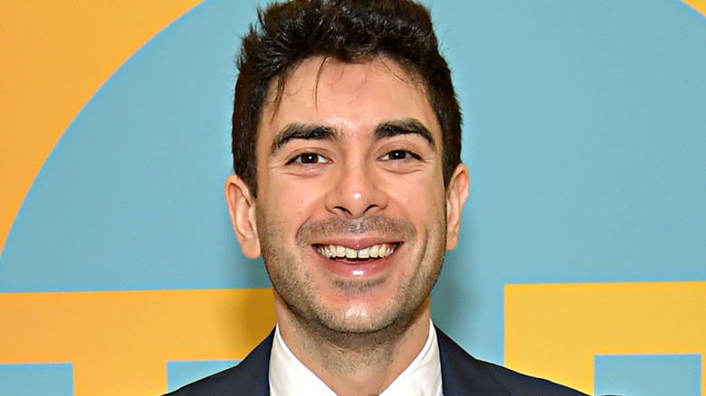 Tony Khan smiling