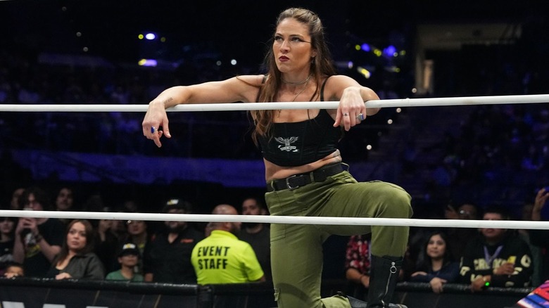 Marina Shafir on the apron