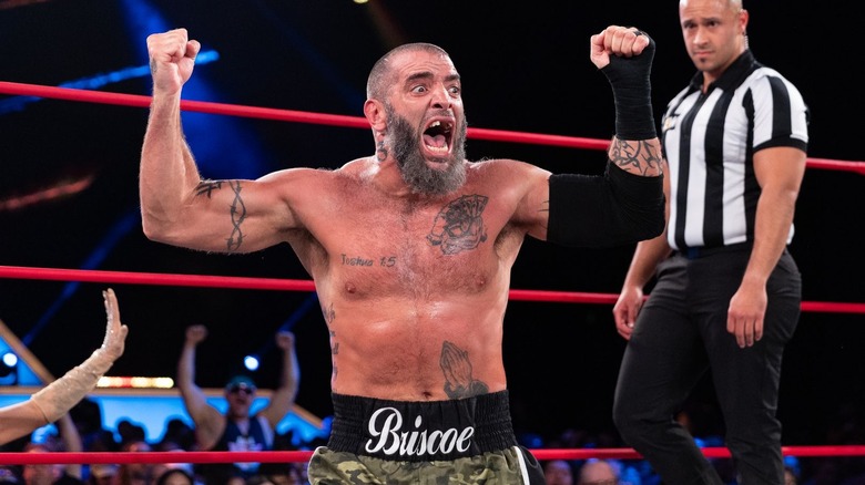 Mark Briscoe yelling
