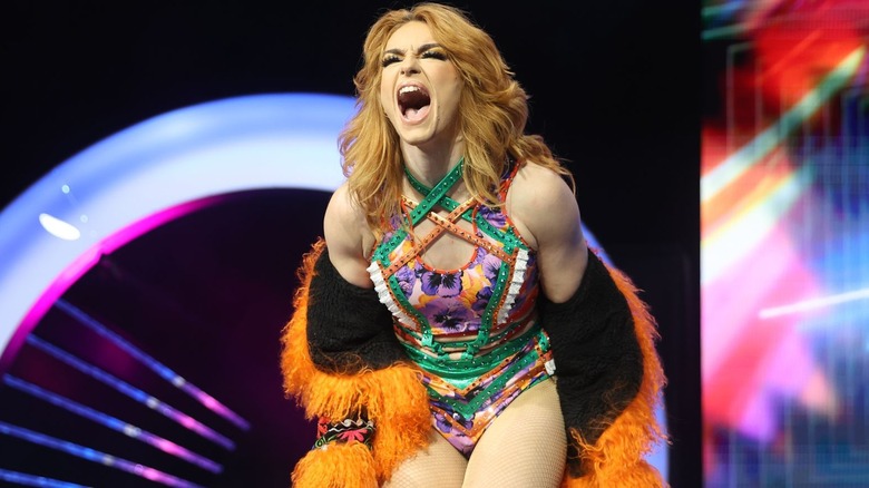 Jamie Hayter yelling