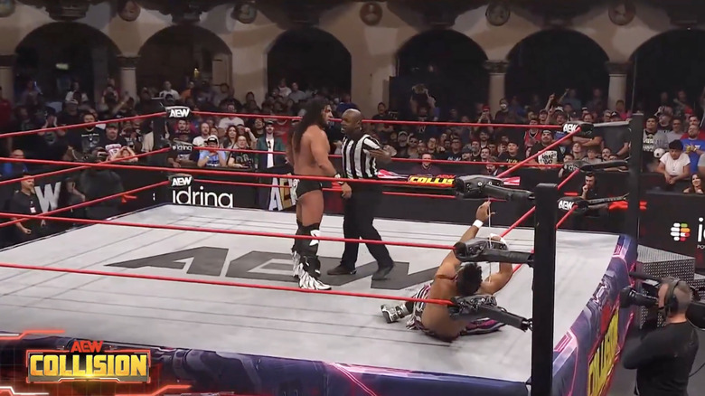 Rush and Caster in the ring