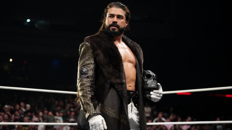 Andrade in the ring