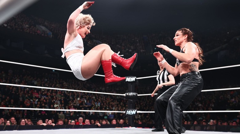 "Timeless" Toni dropkicking Marina