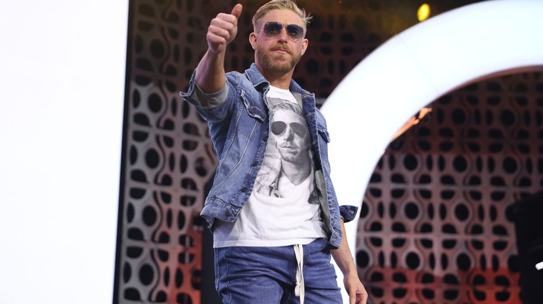 Orange Cassidy's entrance