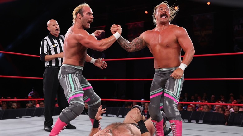 The Outrunners in the ring