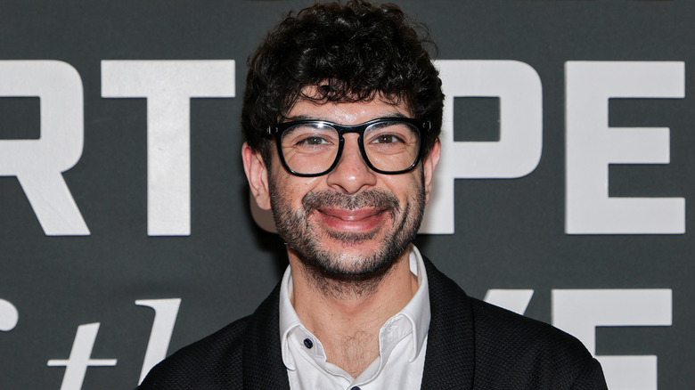 Tony Khan on the red carpet