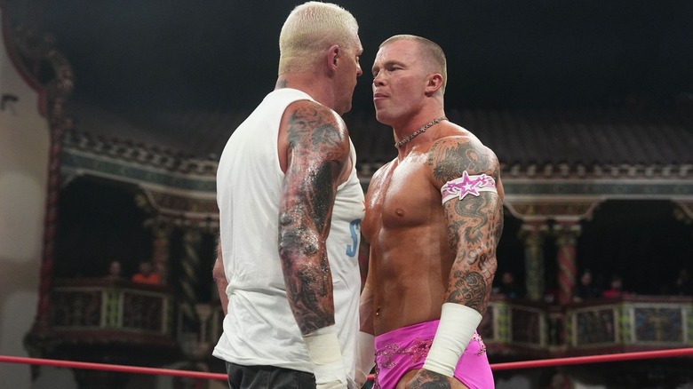 Dustin Rhodes and Kyle Fletcher on AEW Collision