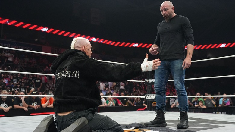 Darby Allin and Jon Moxley on AEW Collision