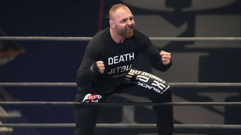 Jon Moxley posing