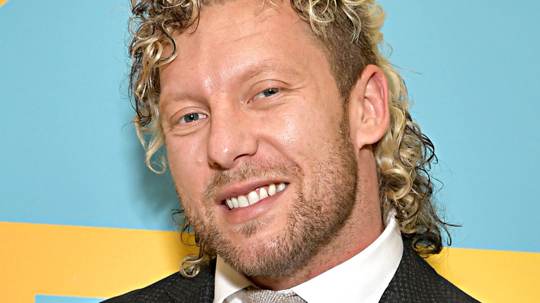 Kenny Omega at an AEW promotional event 