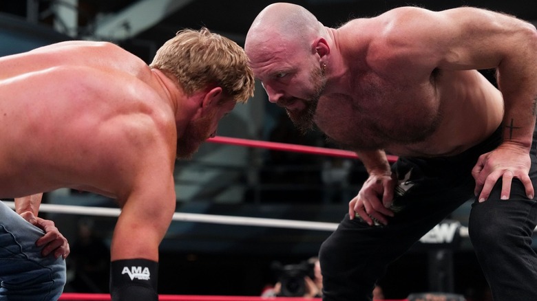 Orange Cassidy and Jon Moxley on AEW Collision