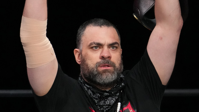 Eddie Kingston raising his arms