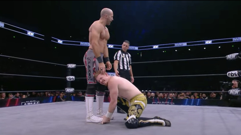 Castagnoli beating down Christian