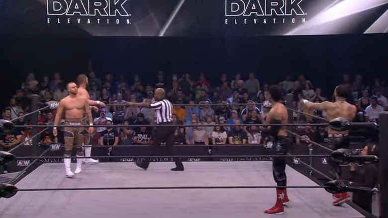 The four men in the ring