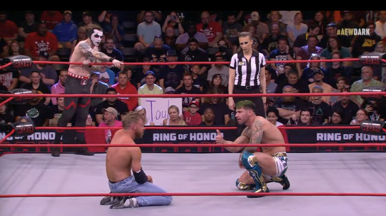 Henry and Cassidy in the ring