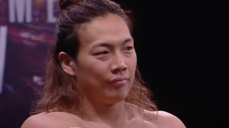 Takeshita in the ring