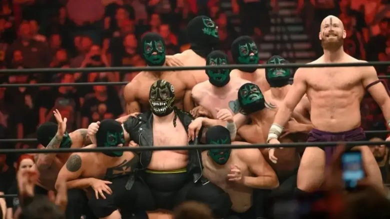 The Dark Order at AEW Double or Nothing 2019