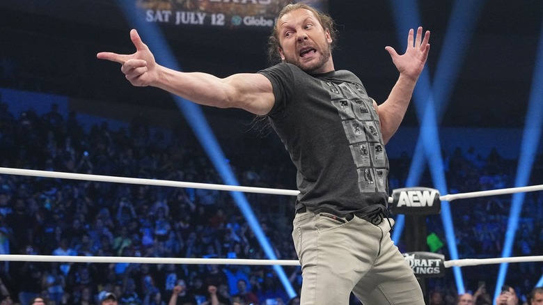 Kenny Omega in the ring
