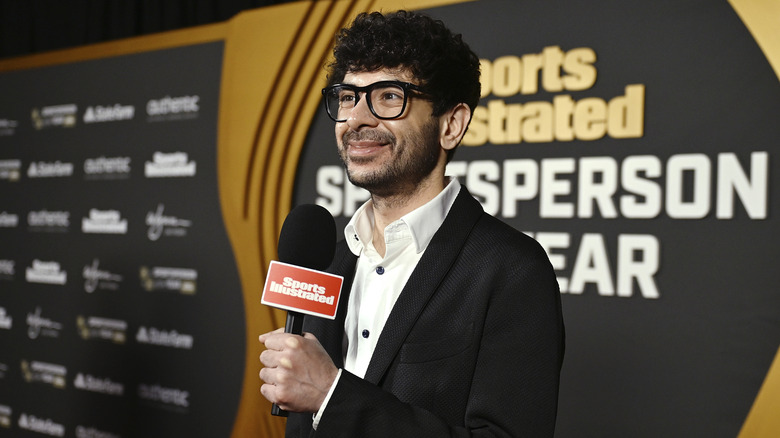 Tony Khan at a Sports Illustrated event