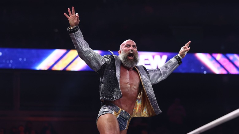 Tommaso Ciampa makes an entrance