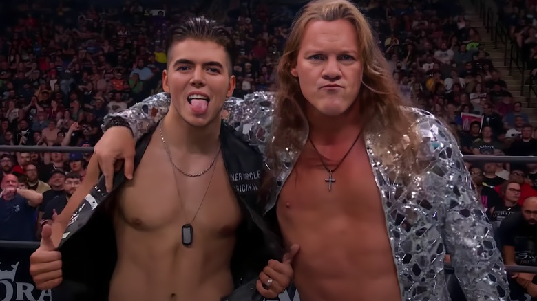 Sammy Guevara and Chris Jericho