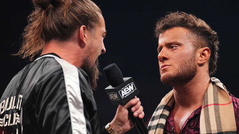 Jay White talks to MJF