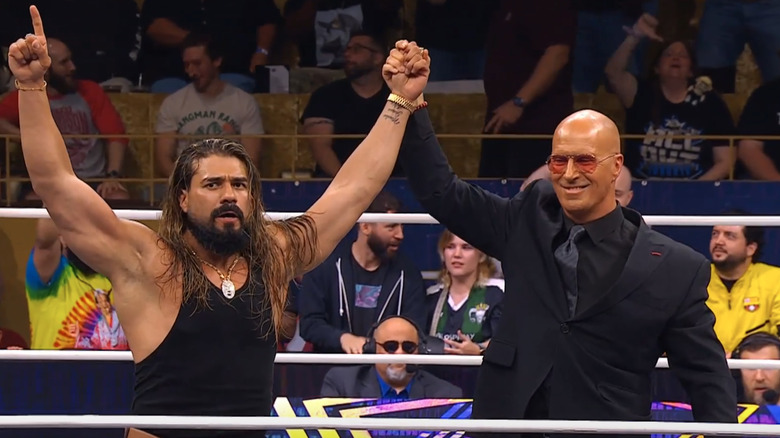 Don Callis welcomes Andrade to the Family