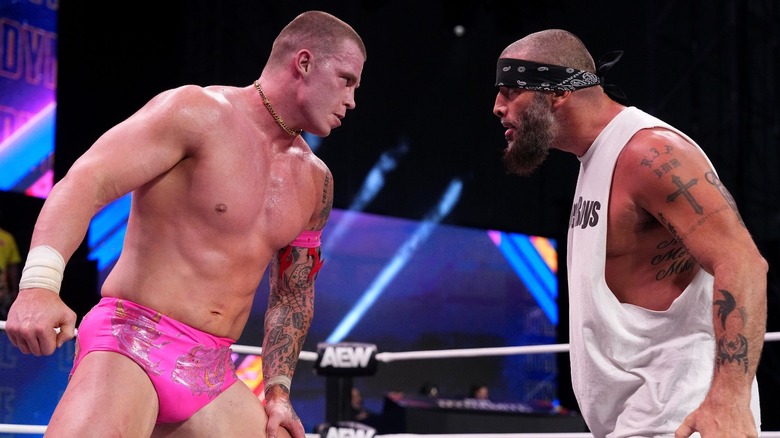 Kyle Fletcher and Mark Briscoe on AEW Dynamite