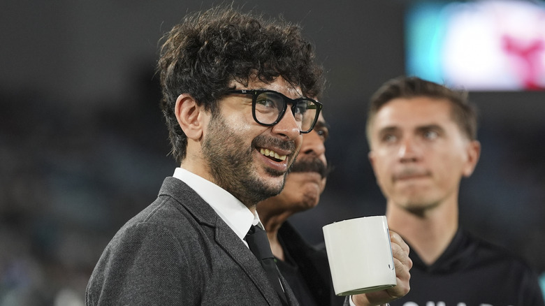 Tony Khan smiling
