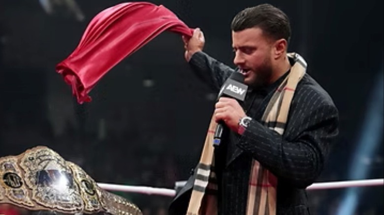MJF unveils his new championship belt on "AEW Dynamite"