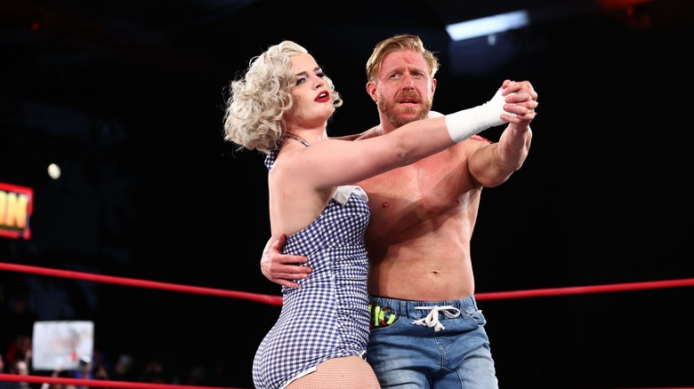 Toni Storm dances with Orange Cassidy