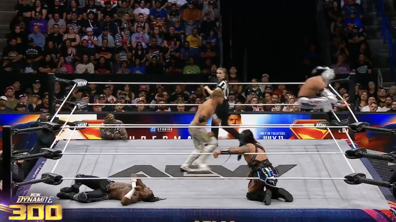 The four men in the ring