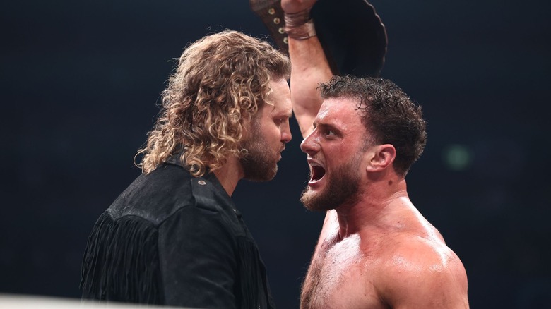 Hangman Page and MJF at AEW Grand Slam Australia 2026