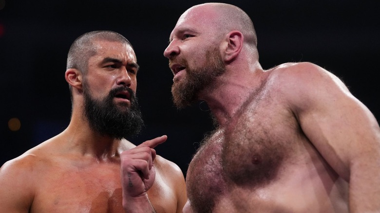 Wheeler Yuta and Jon Moxley on AEW Dynamite